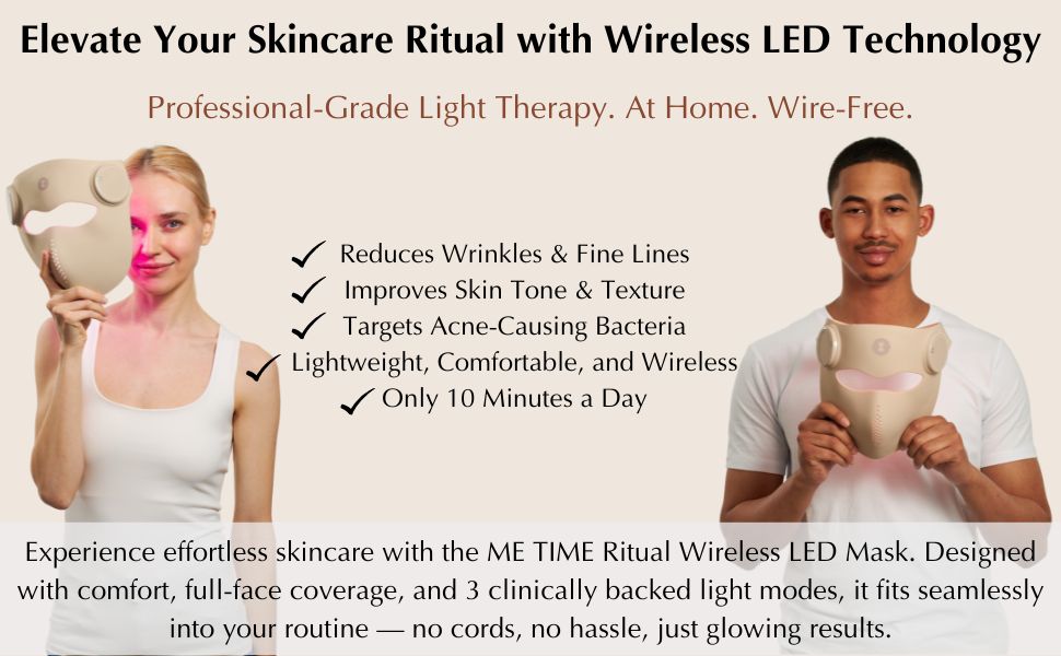 Me Time Ritual Wireless LED Mask PRO